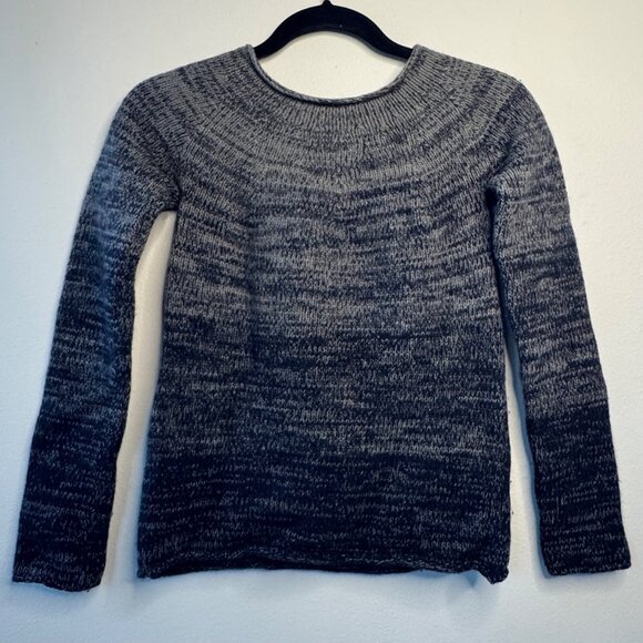 PRADA Gray Gradient Sweater Womens 2 38 Soft Wool Cashmere Australian Exclusive - Picture 2 of 13